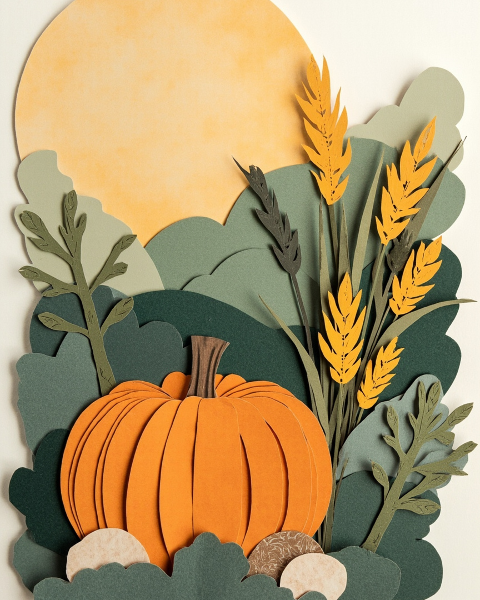 Thanksgiving e-card design