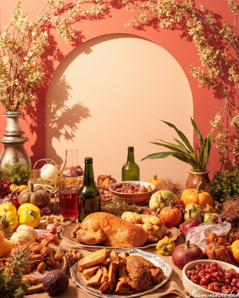 Thanksgiving e-card design