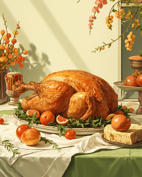 Thanksgiving e-card design