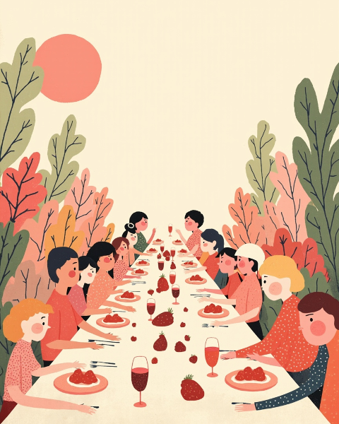 Thanksgiving e-card design