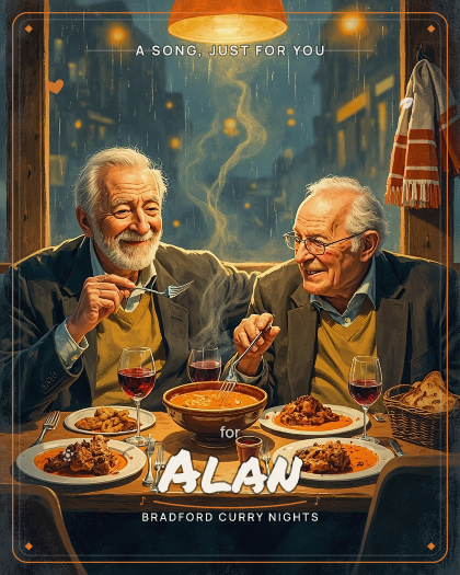 Personalized thankyou song for Alan, modern K-pop, glossy synth-pop production style