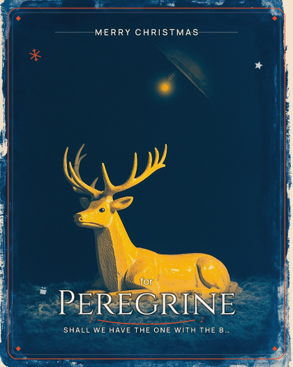 Personalized Christmas song for Peregrine