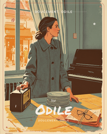 Personalized memory song for Odile, Sweeping orchestral ballad with lush strings style