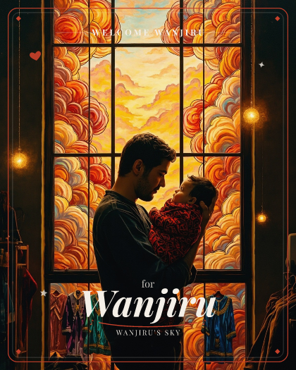 Personalized new baby song for Wanjiru, sunny folk pop with acoustic guitar style