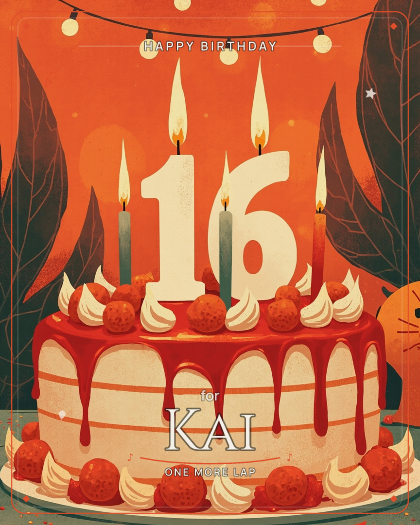 Personalized birthday song for Kai,  style