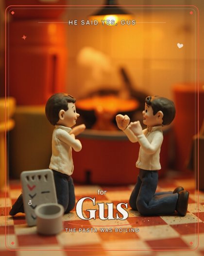 Personalized engagement song for Gus