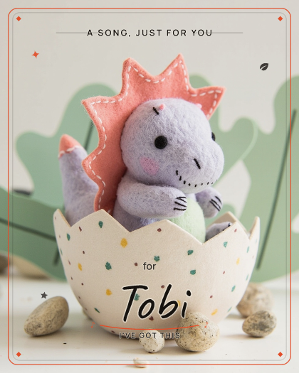 Personalized good luck song for Tobi, Modern rap with punchy trap-influenced drums style
