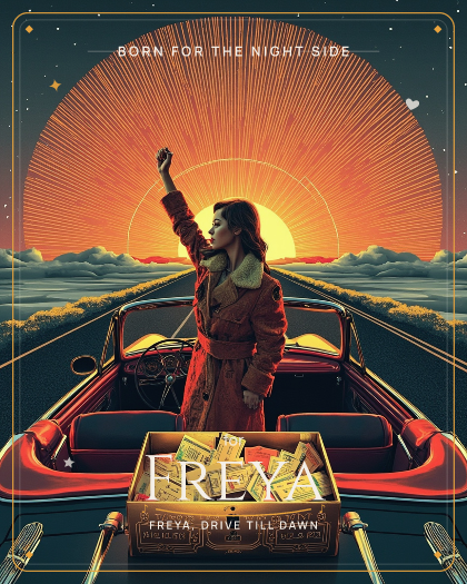 Personalized just because song for Freya, euphoric trance style