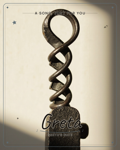 Personalized congratulations song for Greta, metal style