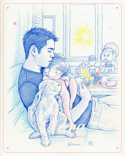 Personalized new baby song for Clara, soft lullaby with gentle piano style