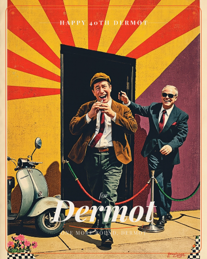 Personalized birthday song for Dermot, Upbeat ska with bouncy offbeat guitar skank style