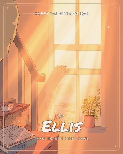 Personalized valentine song for Ellis, slow soul ballad style