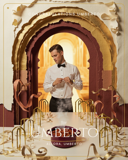 Personalized wedding song for Umberto, Grand operatic aria with sweeping orchestral strings style