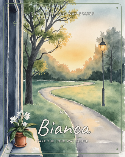 Personalized sympathy song for Bianca, epic cinematic orchestral style