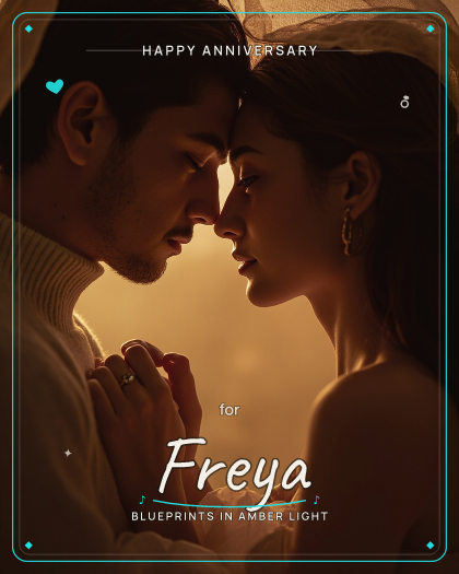 Personalized anniversary song for Freya