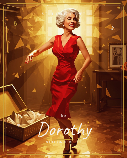 Personalized wedding song for Dorothy, upbeat big band swing with punchy brass stabs style
