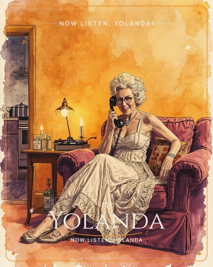 Personalized birthday song for Yolanda, warm feel-good 70s funk and disco style