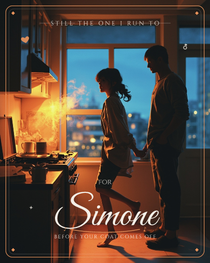 Personalized anniversary song for Simone, smooth modern R&B style