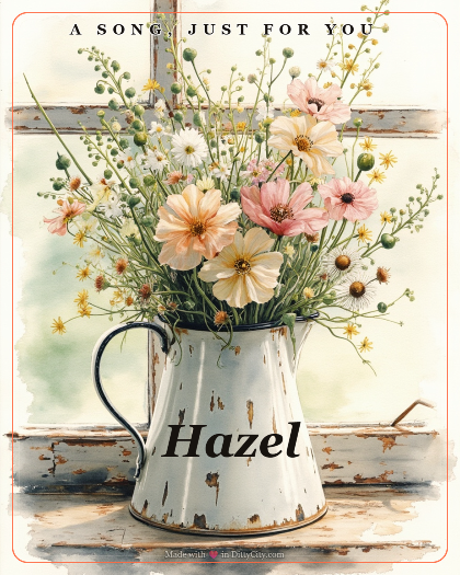 Personalized thankyou song for Hazel, bluegrass style