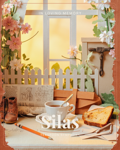 Personalized memory song for Silas, sweeping orchestral piece with warm strings style