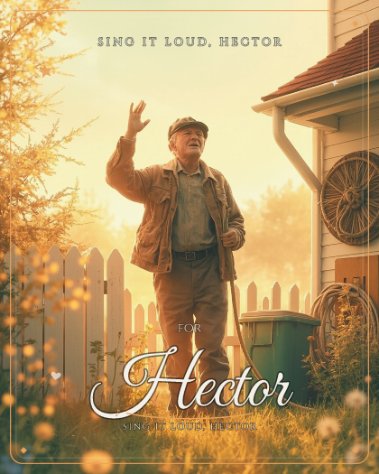 Personalized just because song for Hector, wild shambolic drunken sea shanty style