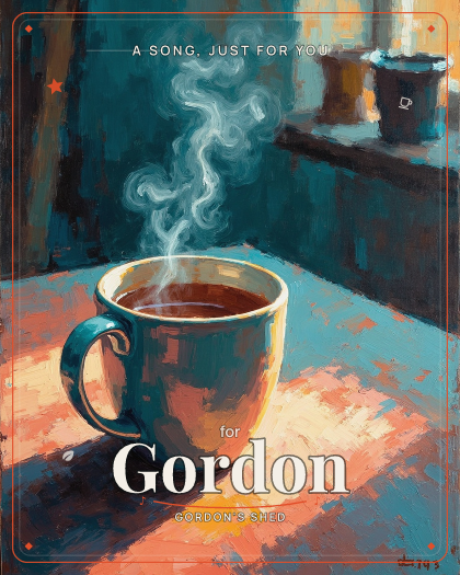 Personalized fathersday song for Gordon,  style