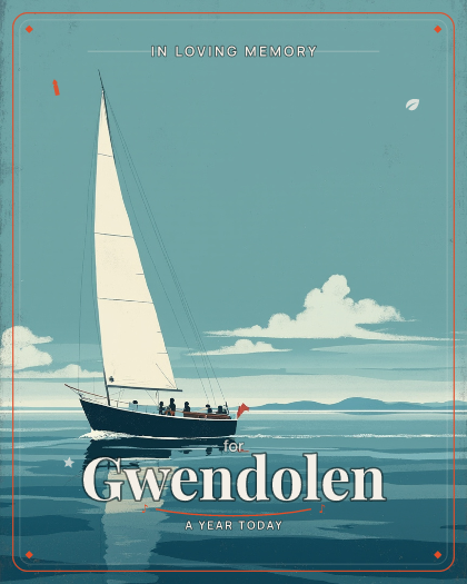 Personalized memorial song for Gwendolen