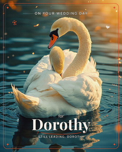 Personalized wedding song for Dorothy, big band swing with brassy horns style