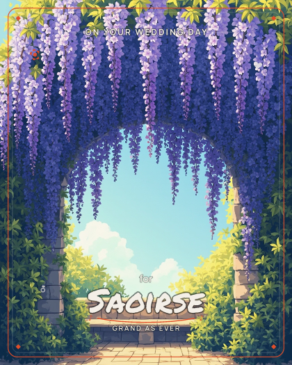 Personalized wedding song for Saoirse, big Broadway showtune style