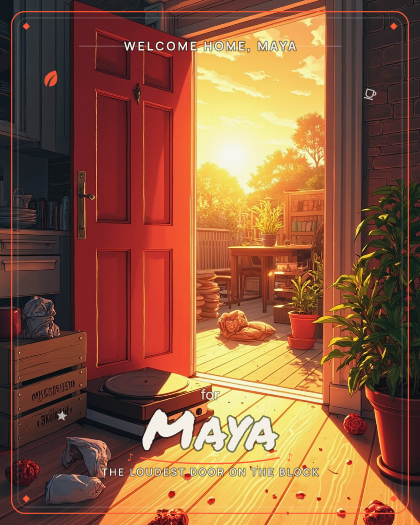 Personalized new home song for Maya, Upbeat ska with punchy horn stabs style