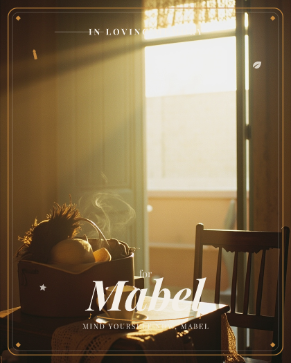 Personalized memory song for Mabel, uplifting gospel with warm organ style