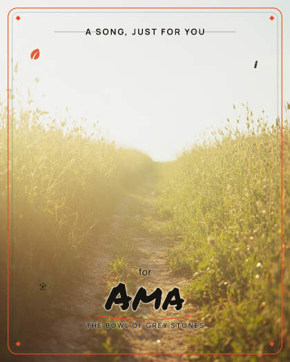 Personalized sympathy song for Ama, lilting Celtic folk with fiddle style