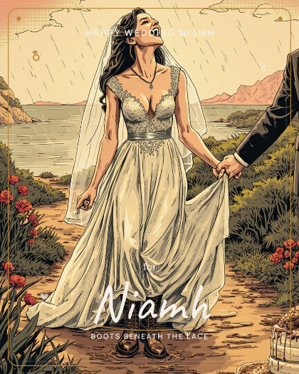 Personalized wedding song for Niamh, lilting Celtic folk with fiddle style