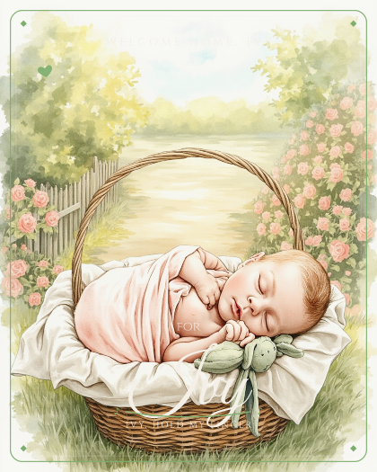 Personalized new baby song for Ivy, playful bouncy kids singalong with ukulele style