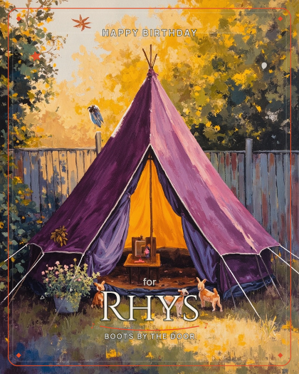 Personalized birthday song for Rhys