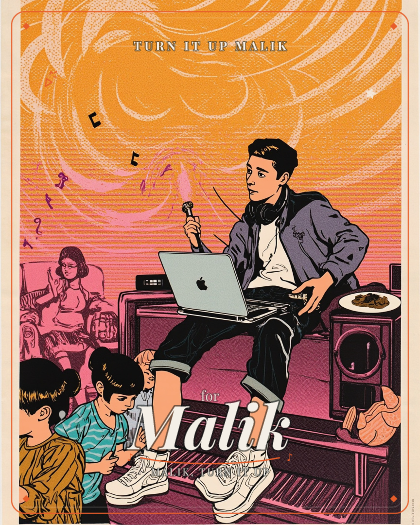 Personalized birthday song for Malik, energetic classic house music style