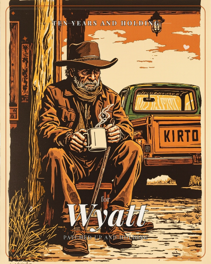 Personalized anniversary song for Wyatt, Heartfelt modern country with warm acoustic guitar style